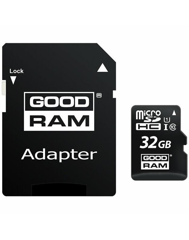 GOODRAM 32GB MICRO CARD cl 10 UHS I + adapter, EAN: 5908267930144