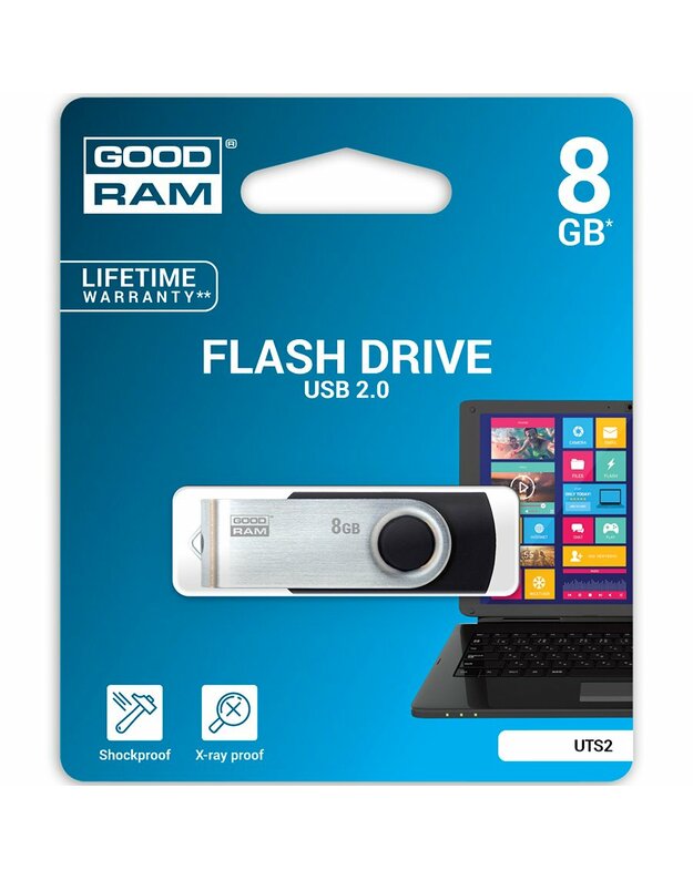 GOODRAM 8GB UTS2 BLACK USB 2.0, EAN: 5908267920404