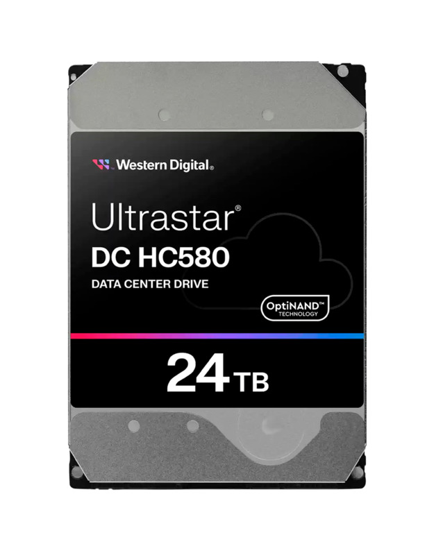 HDD Server WD/HGST ULTRASTAR DC HC580 (3.5’’, 24TB, 512MB, 7200 RPM, SATA 6Gb/s, 512E SE NP3), SKU: 0F62796