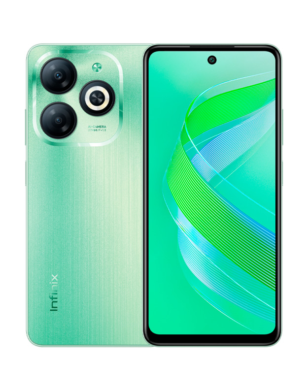 Infinix Smart 8 Crystal Green 3/ 64GB, MODEL X6525