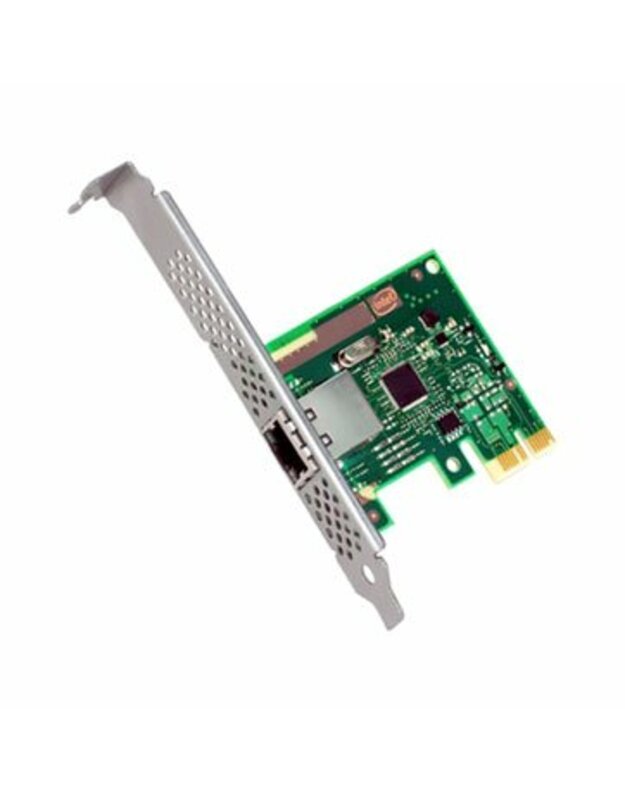 Intel Ethernet Server Adapter I210-T1 (Single-Port 1G Eth., Audio-Video-Bridging (AVB), PCIe2.1 2.5GT/s, MDI/MDI-X, APM, ACPI 2.0c, PXE, iSCSI Remote Boot, ECC Packet Buffers, FH & LP brackets), bulk