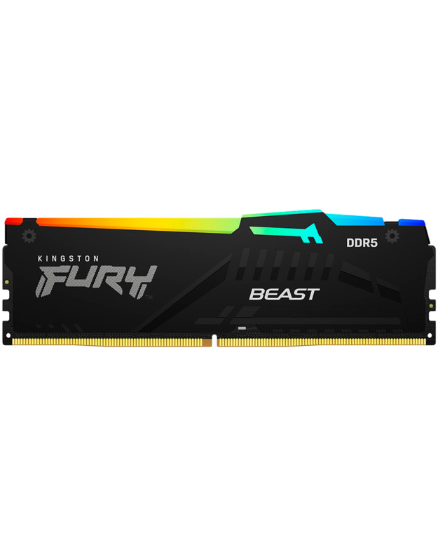 Kingston 64GB 6000MT/s DDR5 CL30 DIMM (Kit of 2) FURY Beast RGB EXPO, EAN: 740617342819