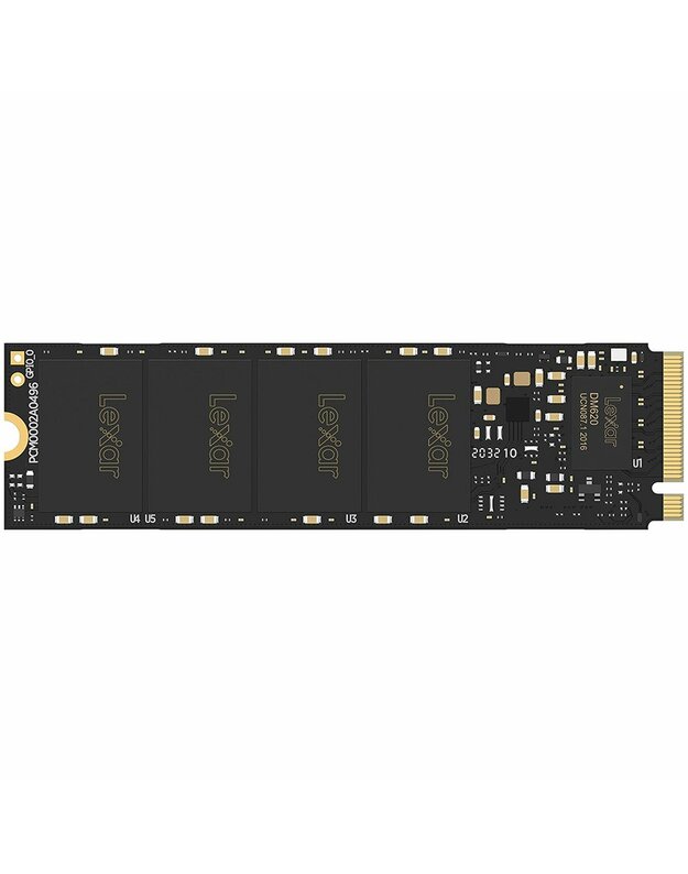 Lexar® 512GB High Speed PCIe Gen3 with 4 Lanes M.2 NVMe, up to 3500 MB/s read and 2400 MB/s write, EAN: 843367123155