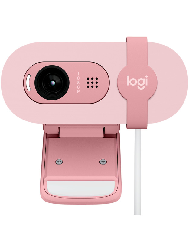 LOGITECH Brio 100 Full HD Webcam - ROSE - USB