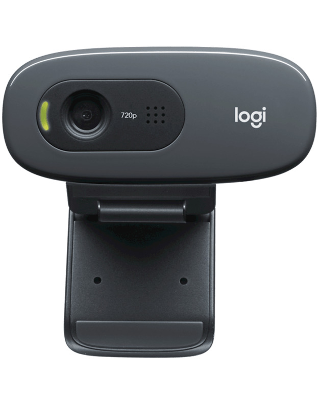 LOGITECH C270 HD Webcam - BLACK - USB