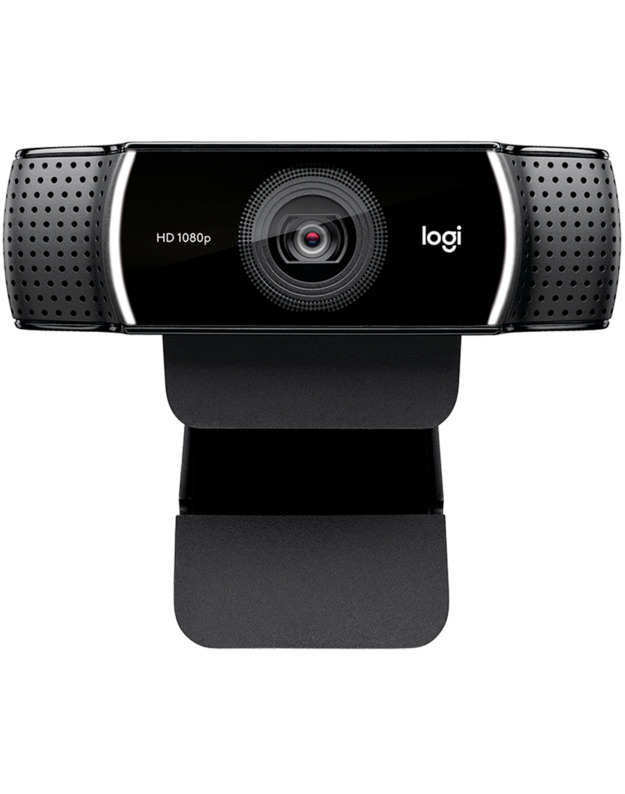 LOGITECH C922 Pro Stream Webcam - Tripod - BLACK - USB