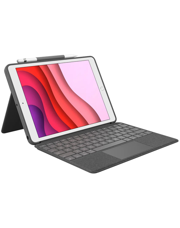 LOGITECH Combo Touch for iPad (7th, 8th, and 9th gen) - GRAPHITE - UK