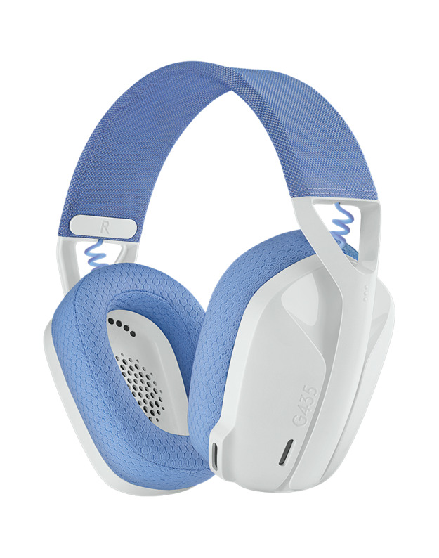 LOGITECH G435 LIGHTSPEED Wireless Gaming Headset - WHITE