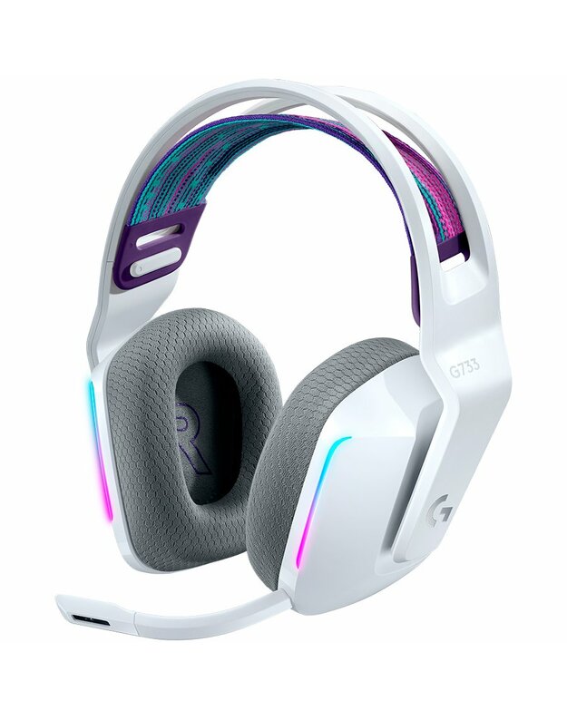 LOGITECH G733 LIGHTSPEED Wireless RGB Gaming Headset - WHITE