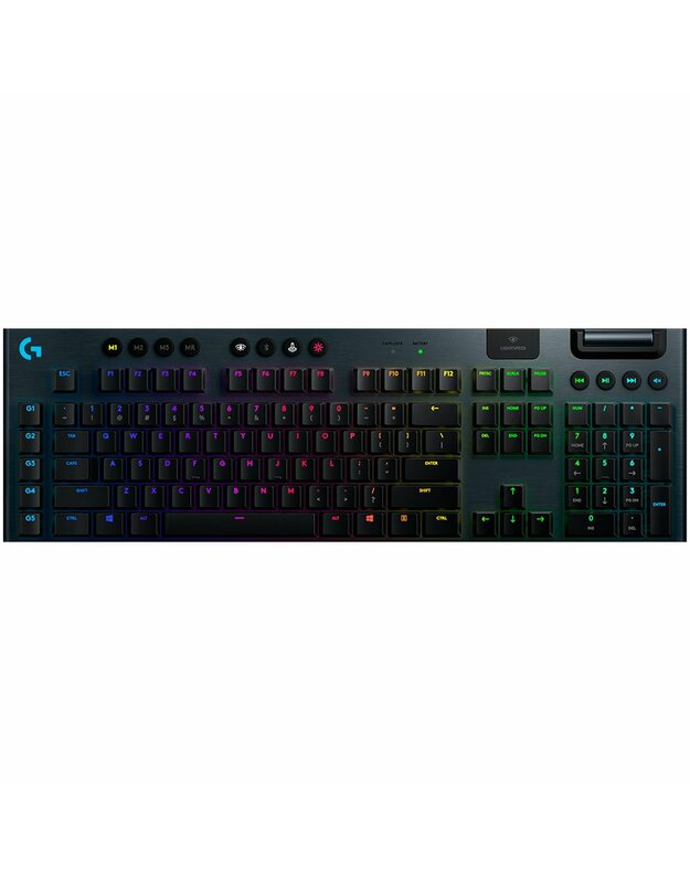 LOGITECH G915 TKL LIGHTSPEED Wireless Mechanical Gaming Keyboard - CARBON - NORDIC - TACTILE