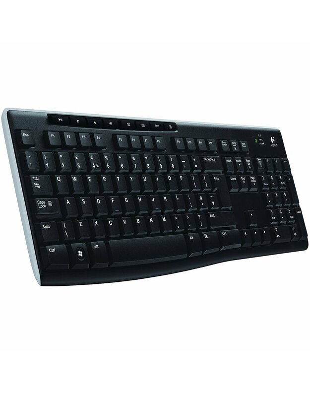 LOGITECH K270 Wireless Keyboard - BLACK - US INT