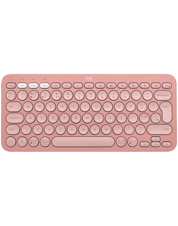 LOGITECH K380S Bluetooth Keyboard - TONAL ROSE - US INT