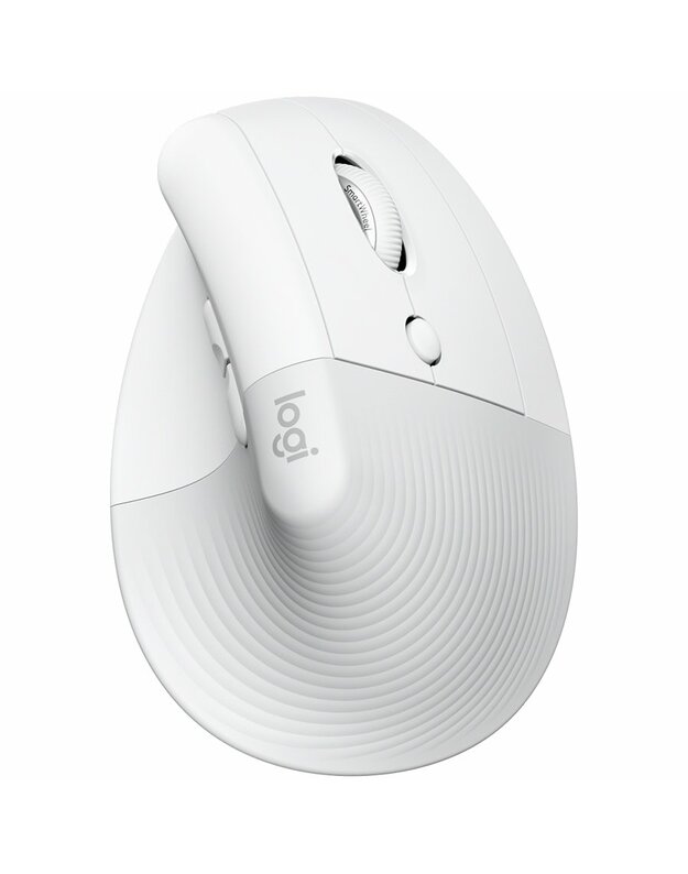 LOGITECH Lift Bluetooth Vertical Ergonomic Mouse - OFF-WHITE/PALE GREY