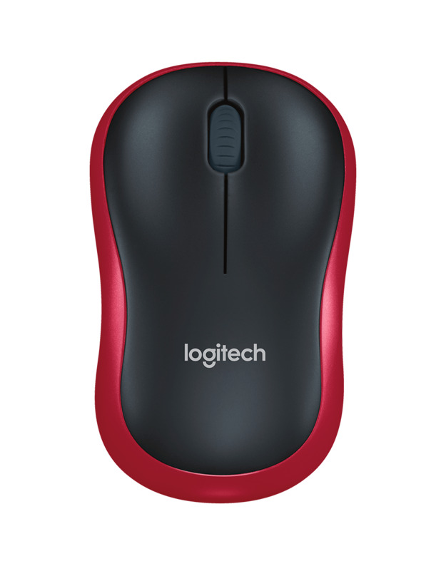 LOGITECH M185 Wireless Mouse - RED - EER2