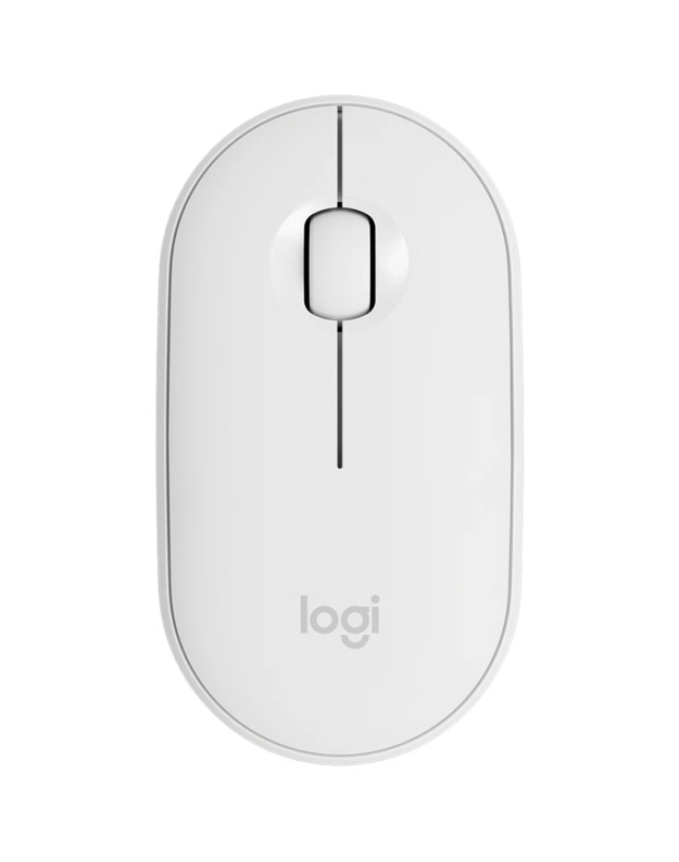 LOGITECH M350S Pebble 2 Bluetooth Mouse - TONAL WHITE