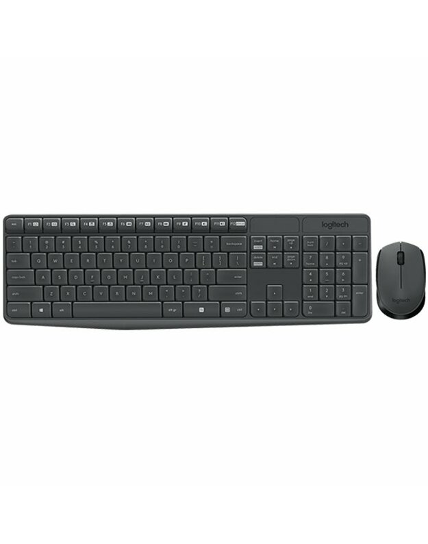 LOGITECH MK235 Wireless Combo - GREY - US INT