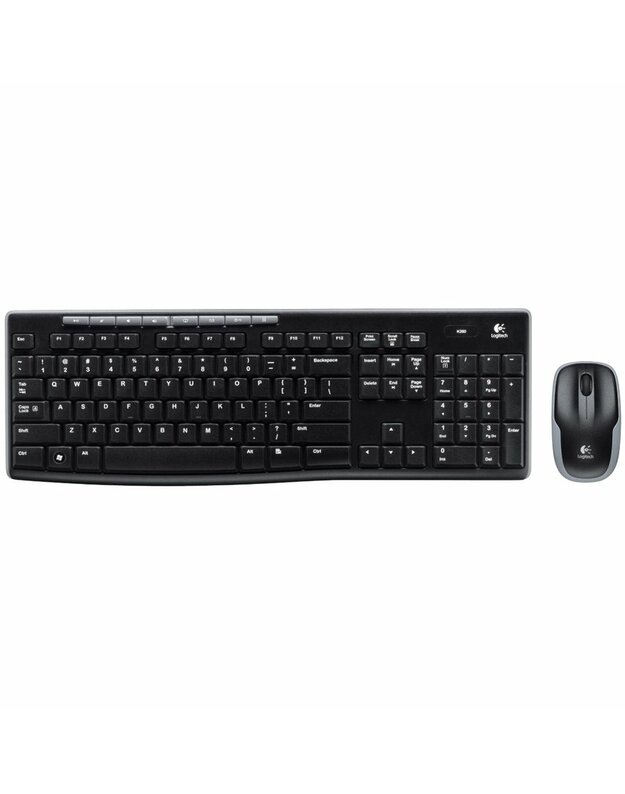 LOGITECH MK270 Wireless Combo - BLACK - US INT