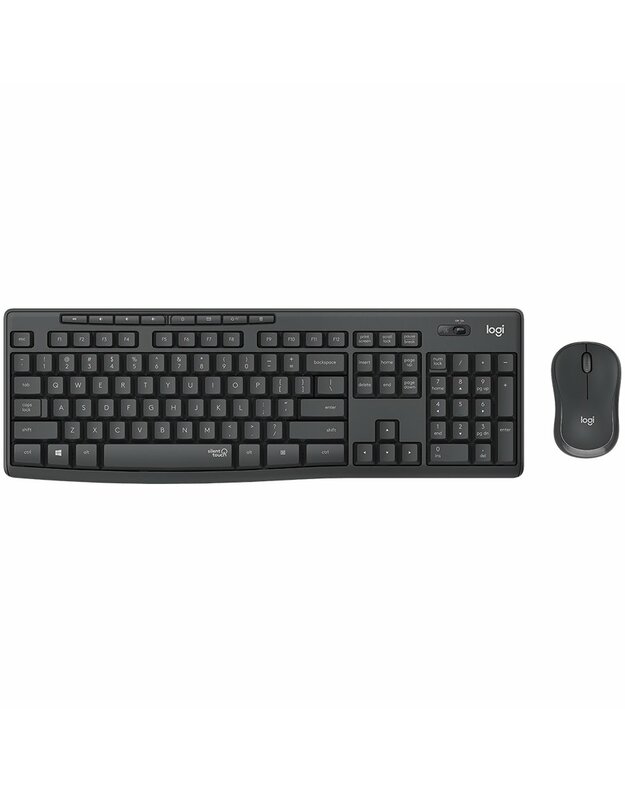 LOGITECH MK295 Silent Wireless Combo - GRAPHITE - NORDIC