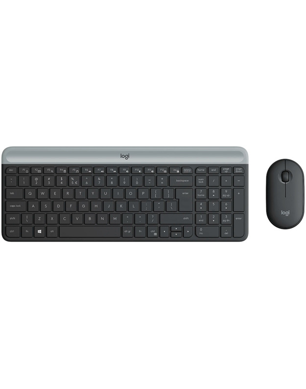 LOGITECH MK470 Slim Wireless Combo - GRAPHITE - RUS