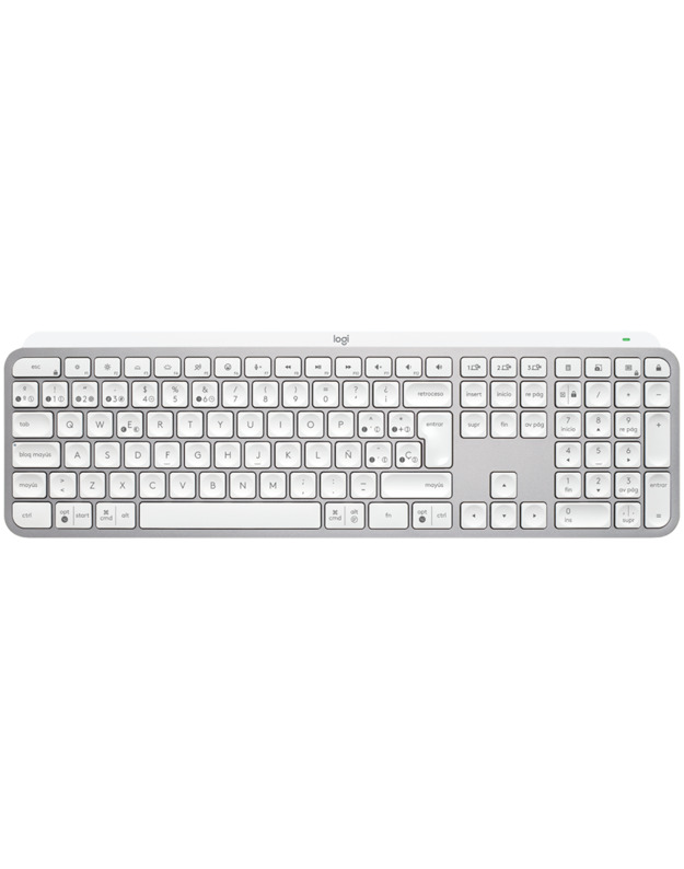 LOGITECH MX Keys S Bluetooth Illuminated Keyboard - PALE GREY - US INT