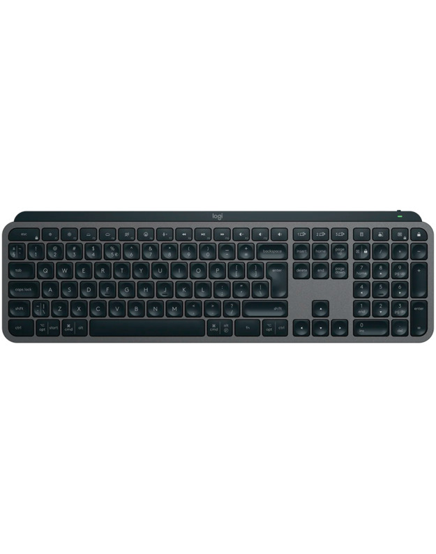 LOGITECH MX Keys S Plus Bluetooth Illuminated Keyboard with Palm Rest - GRAPHITE - NORDIC