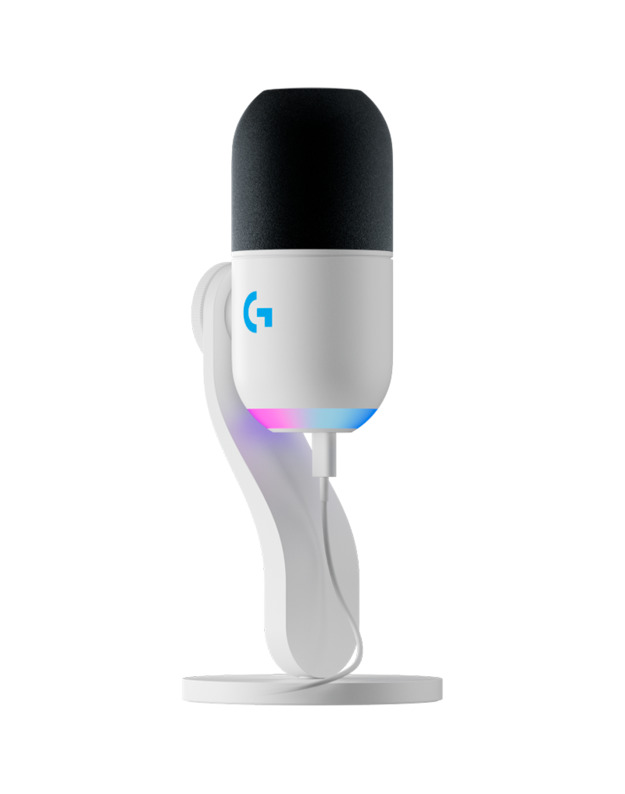 LOGITECH Yeti GX Dynamic RGB Gaming Mic with LIGHTSYNC - OFF WHITE - USB