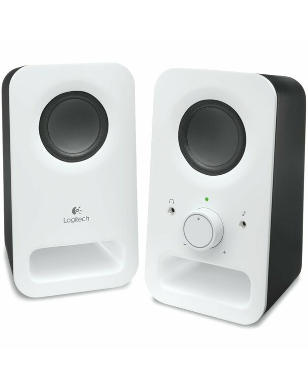 LOGITECH Z150 Stereo Speakers - SNOW WHITE - 3.5 MM