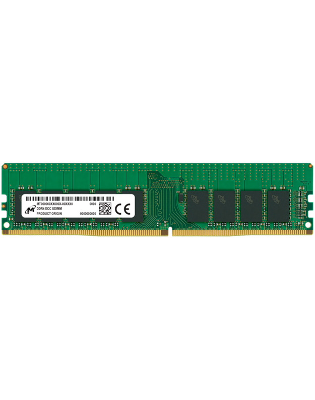 Micron DDR4 ECC UDIMM 16GB 1Rx8 3200 CL22 (16Gbit) (Single Pack), EAN: 649528929426