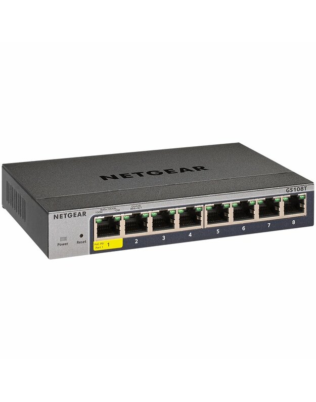 Netgear 8-Port Gigabit Ethernet Smart Managed Pro Switch