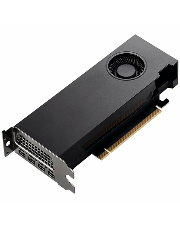 PNY GPU NVIDIA RTX A2000 12 GB GDDR6 with ECC 192-bit , CUDA  3328, mDP 1.4a x4, ( 1x LP bracket )   Bulk, card only