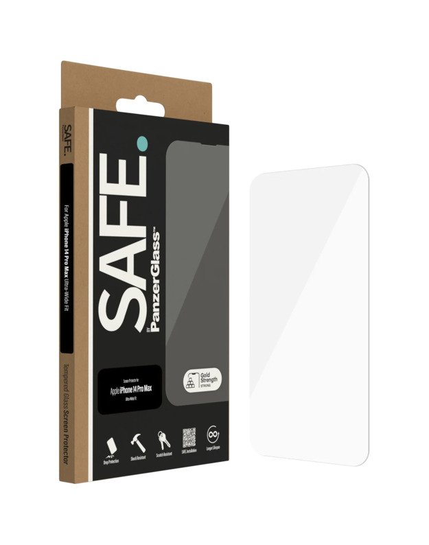 SAFE. by PanzerGlass Screen Protector Apple iPhone 14 Pro Max | Ultra-Wide Fit