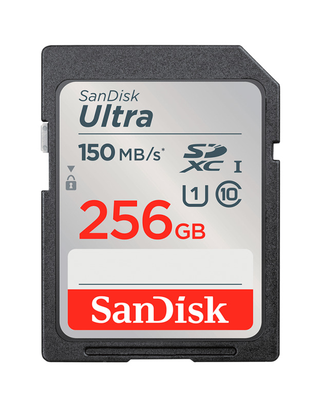 SanDisk Ultra 256GB SDXC Memory Card 150MB/s, EAN: 619659200237