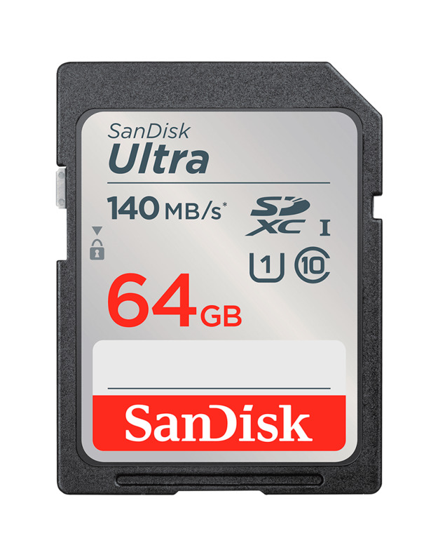 SanDisk Ultra 64GB SDXC Memory Card 140MB/s, EAN: 619659200176