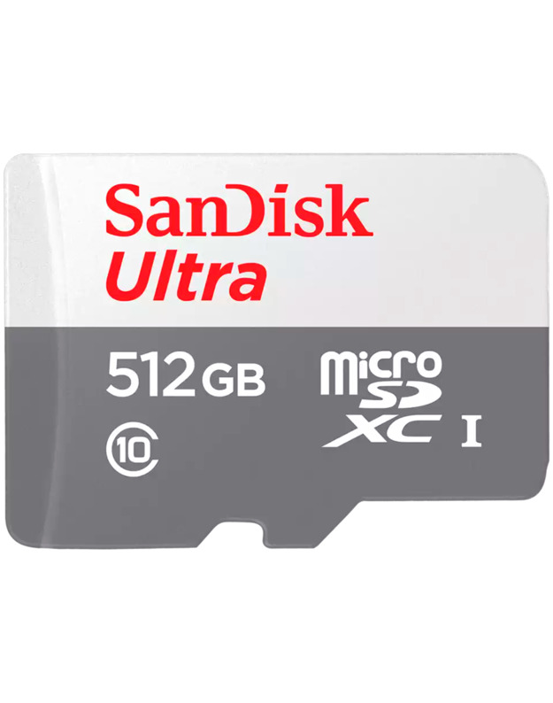 SanDisk Ultra microSDXC 512GB 100MB/s Class 10 UHS-I, EAN: 0619659196622