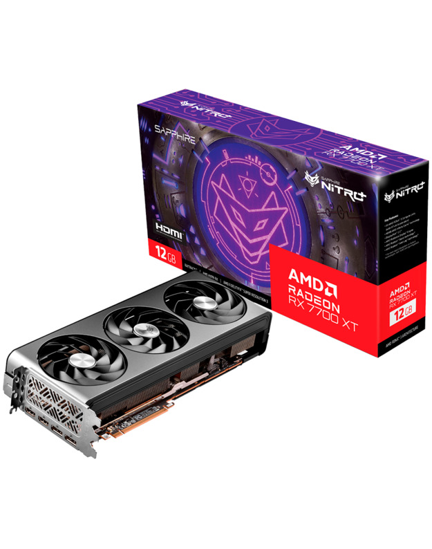 SAPPHIRE NITRO+ AMD RADEON RX 7700 XT GAMING OC 12GB GDDR6 DUAL HDMI / DUAL DP