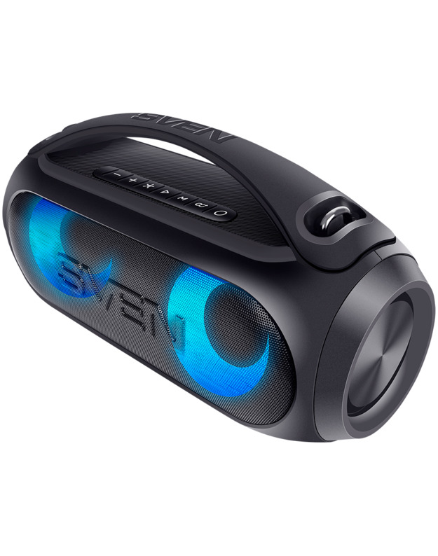 Speaker SVEN PS-380, black (40W, Waterproof (IPx5), TWS, Bluetooth, FM, USB, 3000mA*h)