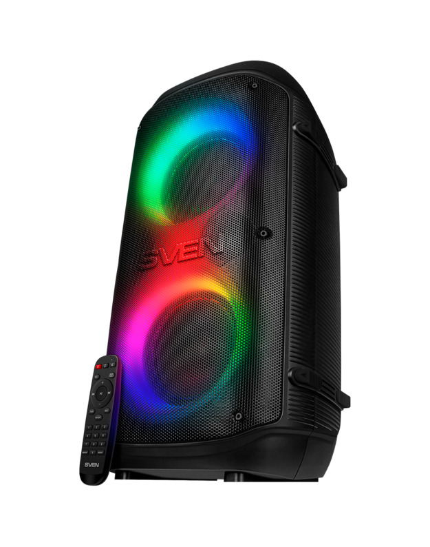 Speaker SVEN PS-800, black (100W, TWS, Bluetooth, FM, USB, microSD, LED-display, 4400mA*h)