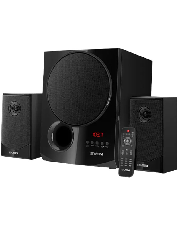 Speakers SVEN MS-2080, black (70W, FM, USB/SD, Display, RC, Bluetooth)