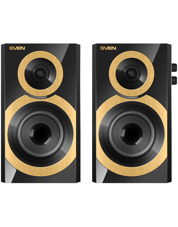 Speakers SVEN SPS-619 GOLD, black (20W)