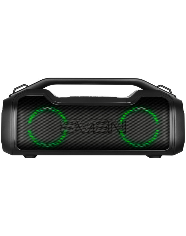 SVEN PS-390, black, Bluetooth, 50W, Waterproof, power bank, TWS.