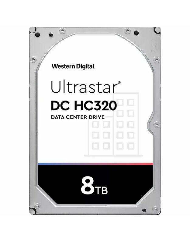 Western Digital Ultrastar DC HDD Server 7K8 (3.5’’, 8TB, 256MB, 7200 RPM, SAS 12Gb/s, 512E SE), SKU: 0B36400