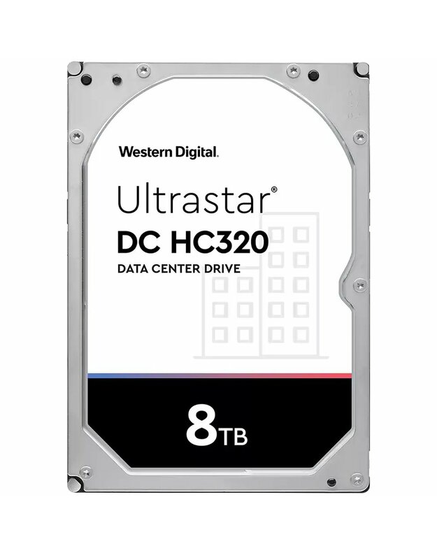 Western Digital Ultrastar DC HDD Server 7K8 (3.5’’, 8TB, 256MB, 7200 RPM, SATA 6Gb/s, 512E SE), SKU: 0B36404