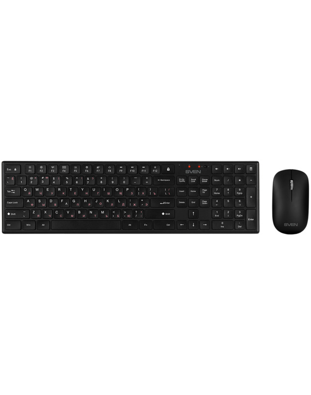 Wireless combo: keyboard and mouse SVEN KB-C2550W ENG