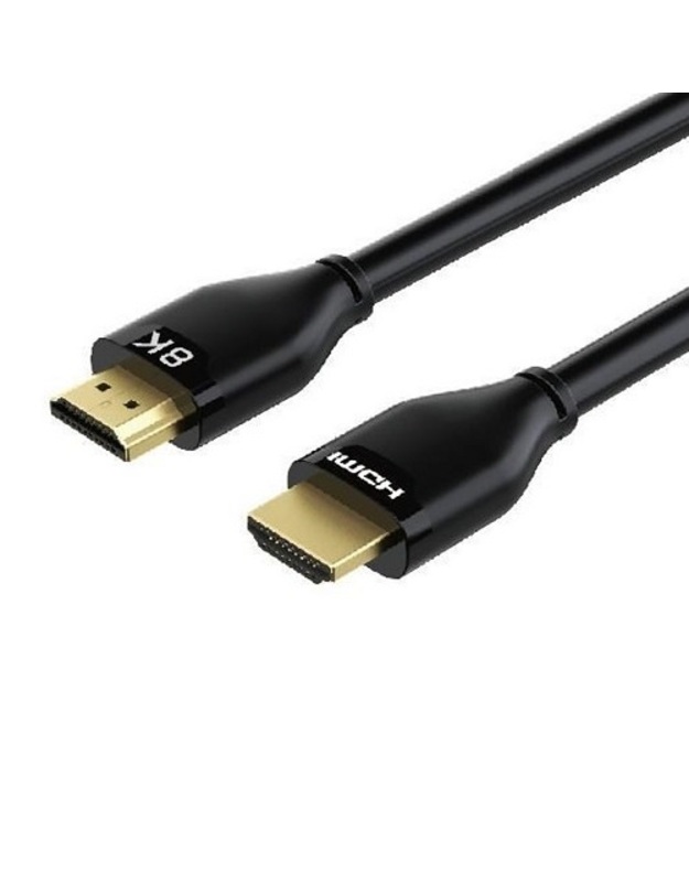 Kabelis HDMI - HDMI, 8K, UHD, 1m, 2.1 ver