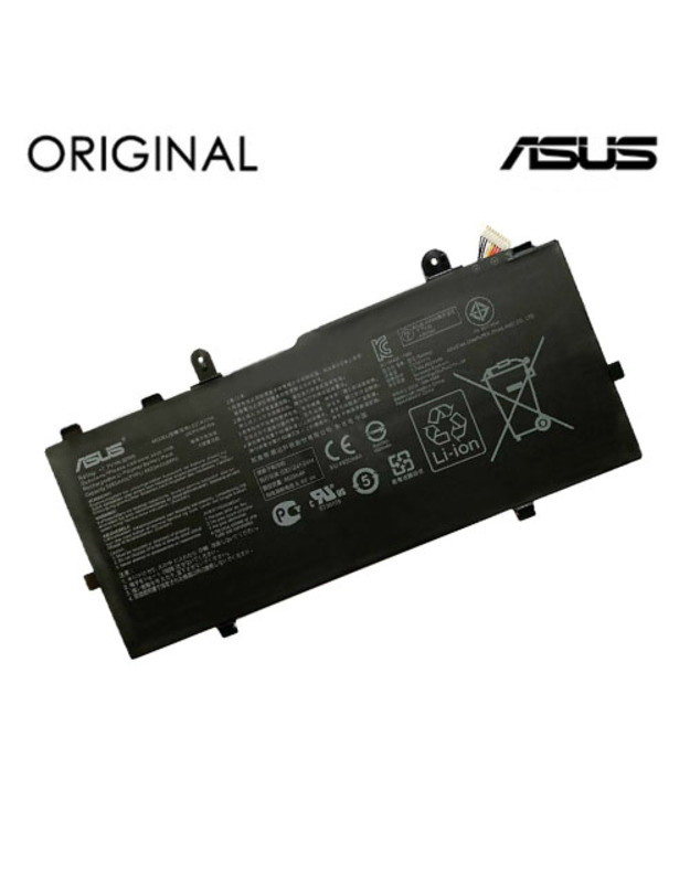 Nešiojamo kompiuterio baterija ASUS C21N1714, 5065mAh, Original