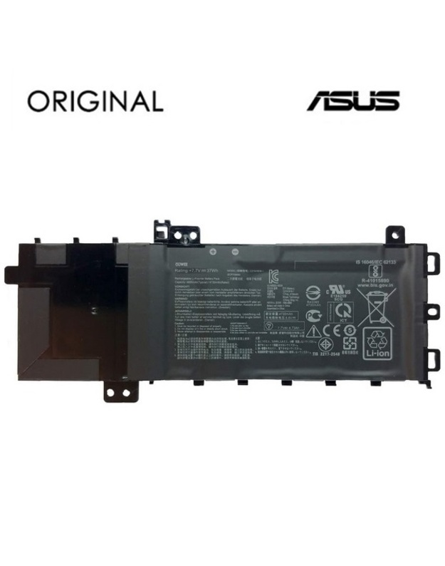 Nešiojamo kompiuterio baterija ASUS C21N1818-1, 4730mAh, Original