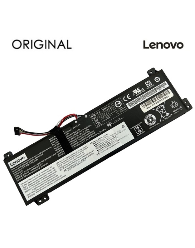 Nešiojamo kompiuterio baterija LENOVO L17L2PB3, 3816mAh, Original