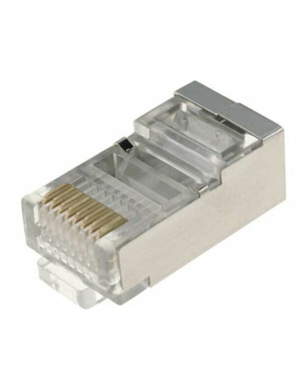 RJ45 jungtis ekranuota 100 vnt