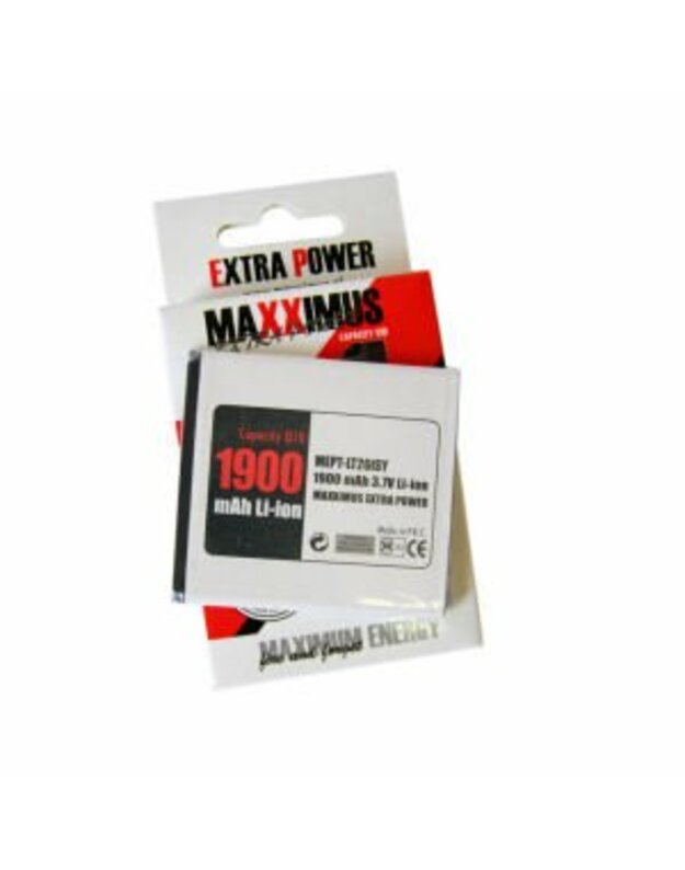 Maxximus Akumuliatoriai, SonyEricsson 1900 mAh Li-ion Sony LT26i, Xperia S