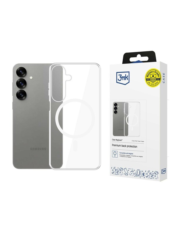 Dėklas 3mk Matt Case Samsung S931 S25 juodas